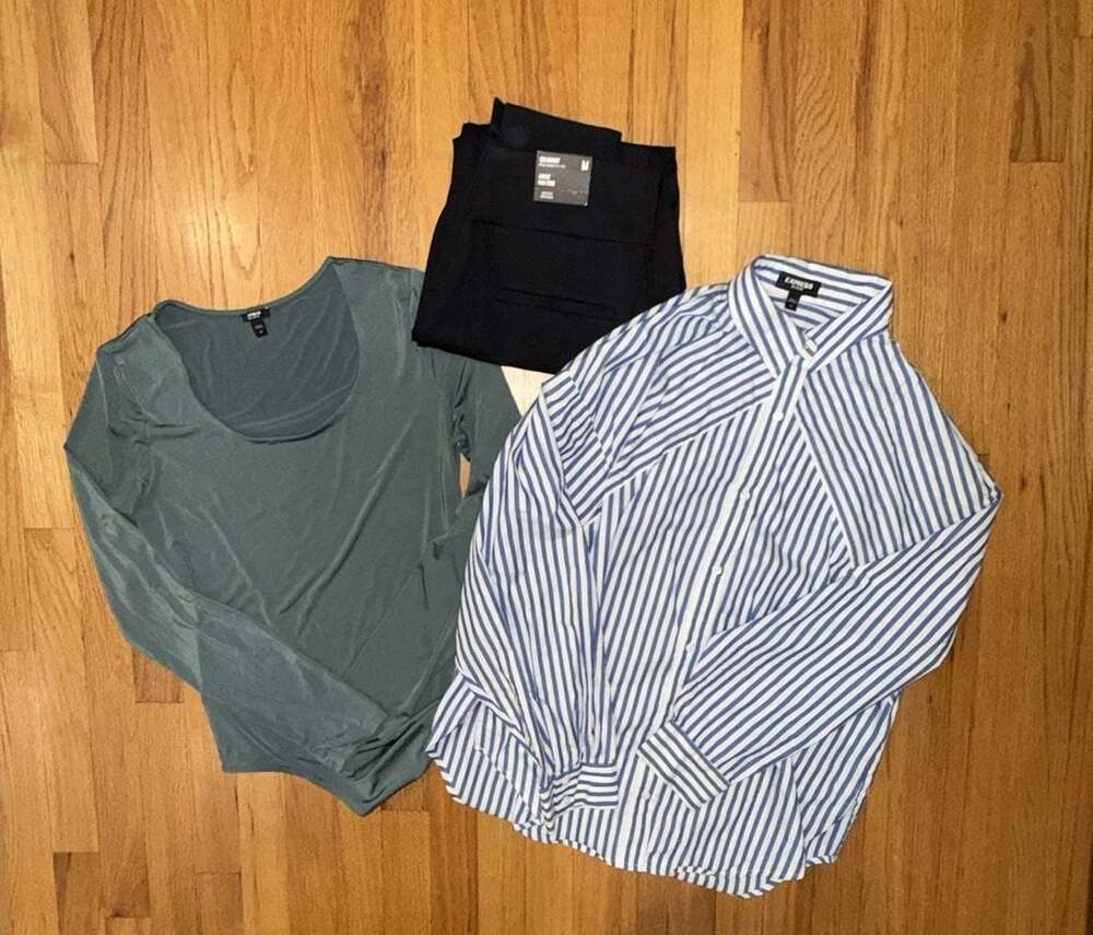 Express Woman’s Clothing Bundle Lot of 3 Mixed Tops and Bottoms M
